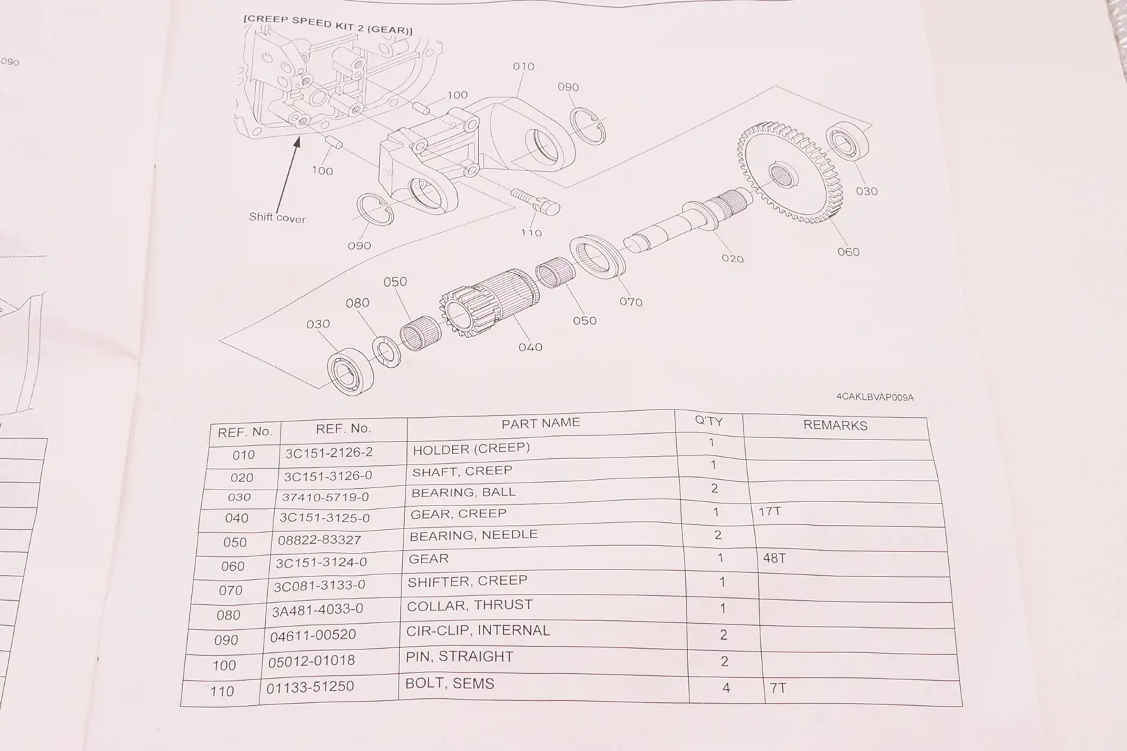 Image 4 for #M7694 Creep Speed Kit