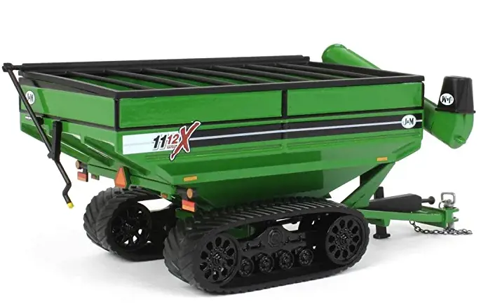 Image 3 for #JMM 021 1:64 J&M X1112 Grain Cart on Tracks -  Green