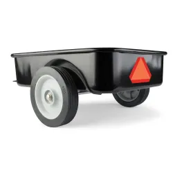 General #12994V Black Pedal Tractor Steel Wagon