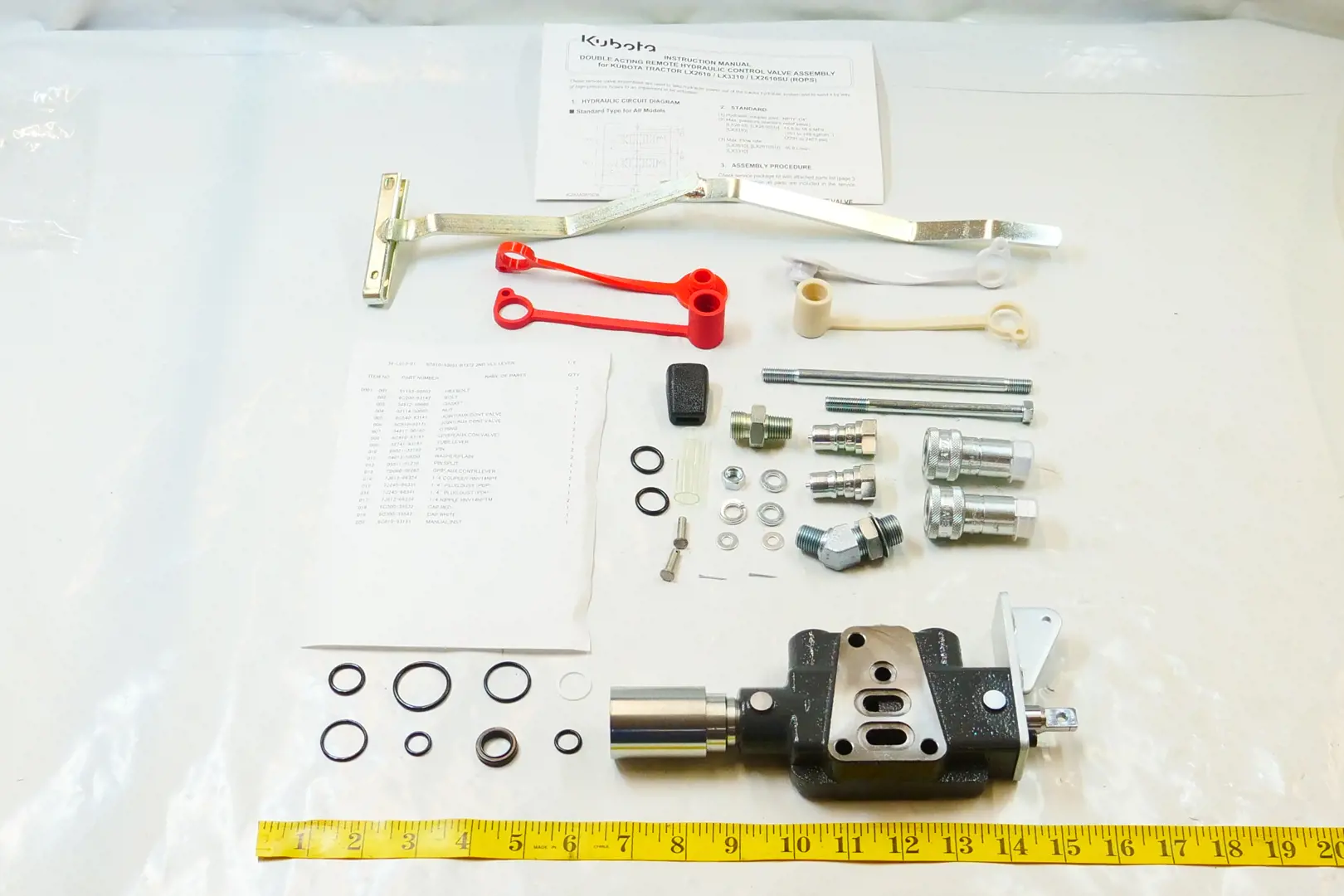 Image 3 for #B7372-B7305 2nd Position Lever Kit w/ Float Valve - LX10 Series & LX2620 ROPS