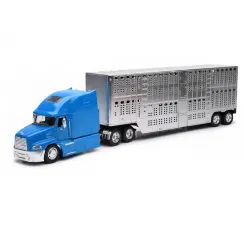 New-Ray Toys #SS-12853C 1:32 Mack Pinnacle Pot Belly Livestock Truck
