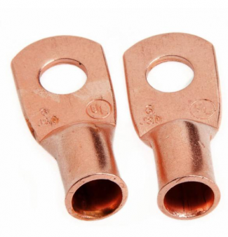 Forney #F60091 Lug for #6 Cable, 1/4" Stud, Premium Copper