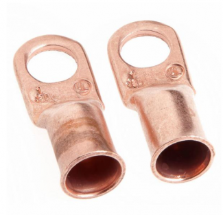Forney #F60095 Lug for #1 Cable, 3/8" Stud, Premium Copper