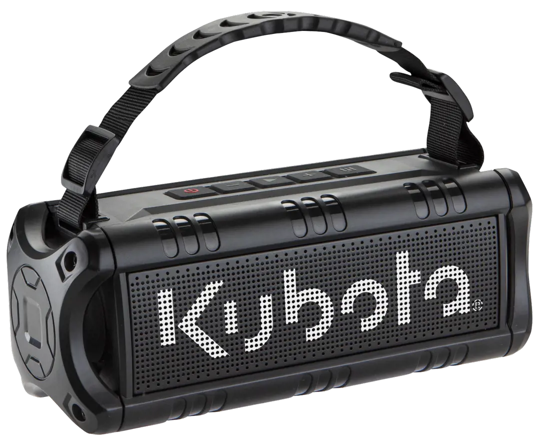 Image 1 for #77700-12846 Kubota Water-Resistant Bluetooth Speaker & Mounting Clamps