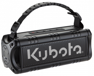 Kubota Water-Resistant Bluetooth Speaker & Mounting Clamps Part#77700-12846