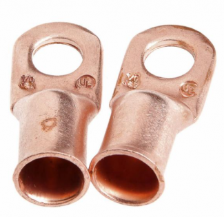 Forney #F60096 Lug for #1/0 Cable, 3/8" Stud, Premium Copper