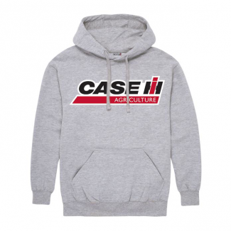 Apparel & Collectibles #D10731-G20052AH Case IH Agriculture Logo Men's Hoodie - Grey