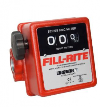Fill-Rite #807C 5-20 GPM 3-Digit Mechanical Fuel Transfer Meter, 807C