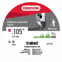 Oregon #69-191 GATORLINE, MAGNUM SQUARE .105 50FT DONUT