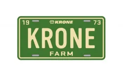 Krone License Plate Part#KRN24A-A290
