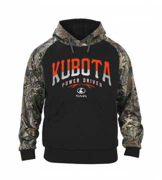 Kubota #KB02-3896 Kubota Backwoods Camo Fleece Hoodie