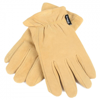 Forney #F53118 Lined Premium Deerskin Leather Driver Work Gloves (Men's XL)