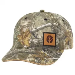 New Holland & Case IH Apparel #200469762 New Holland Realtree Cap w/ Leather Patch