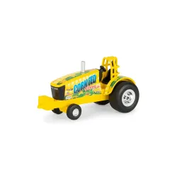 ERTL #47495 1:64 Yellow Puller Tractor - Corn Fed Design