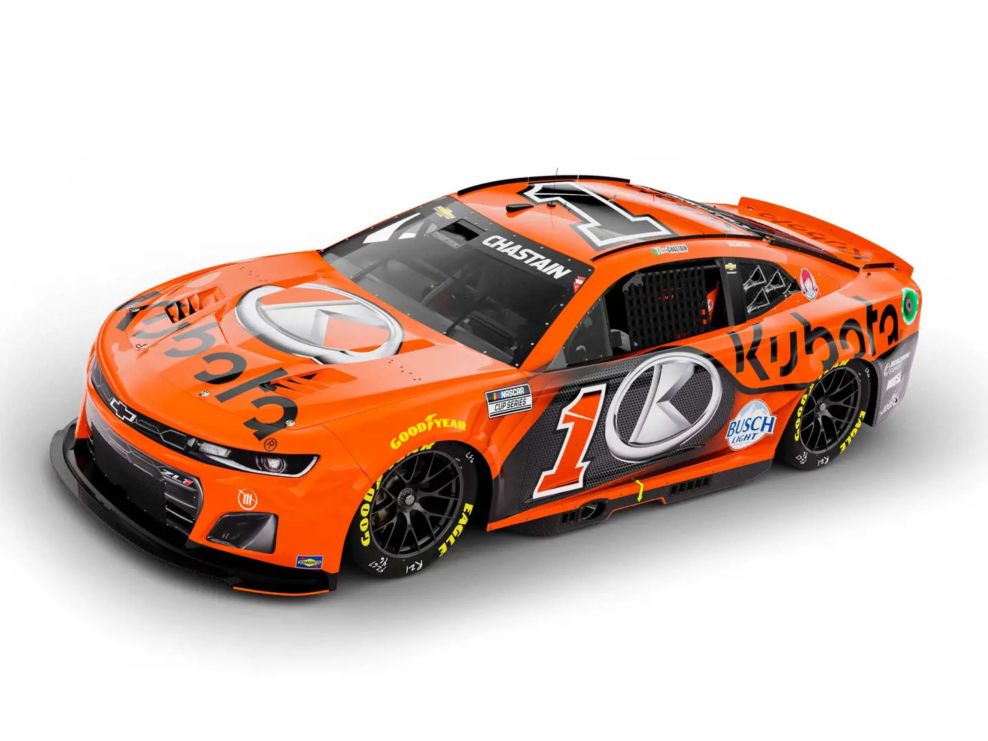 Image 8 for #CX12423KUBRZ 1:24 Ross Chastain 2024 Kubota ARC Diecast