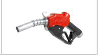 Fill-Rite #N100DAU13 1" Ultra High-Flow Automatic Diesel Spout Nozzle (Red)