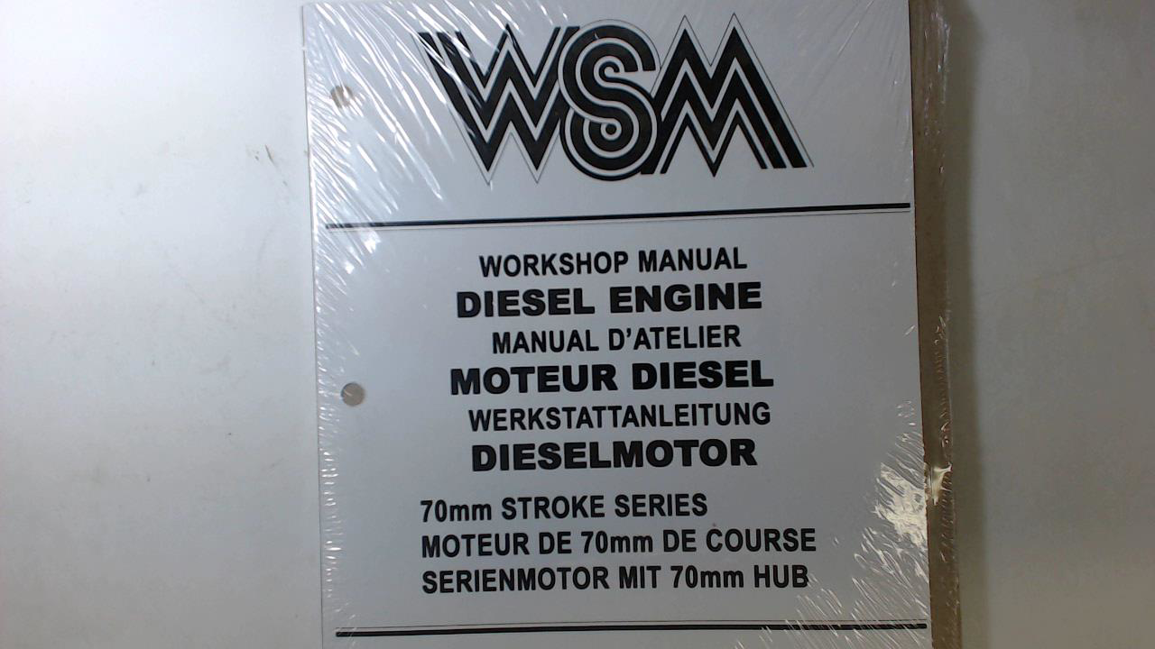 Kubota #97897-00625 700 Stroke Series Engine Work Shop Manual