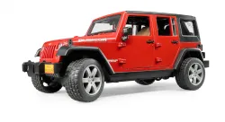 Bruder Toys #02525 1:16 Red Jeep Wrangler Unlimited Rubicon