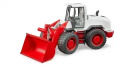 Bruder Toys #03410 1:16 Bruder Red/White Wheel Loader