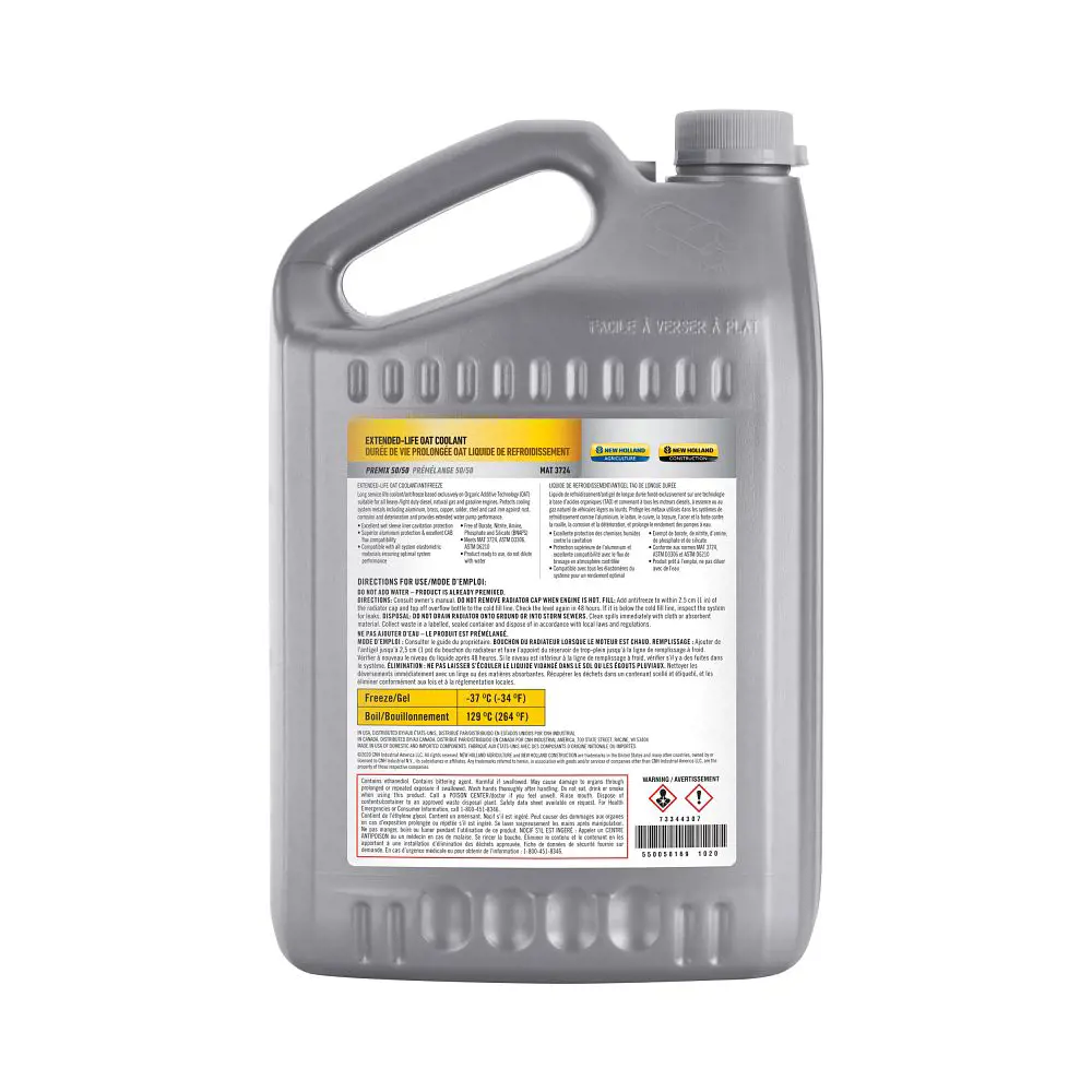 Image 3 for #73344307 Extended Life OAT Coolant/Antifreeze - 50/50 Premix - 1 Gallon