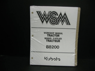 Kubota #97897-10613 B8200 Shop  Manual