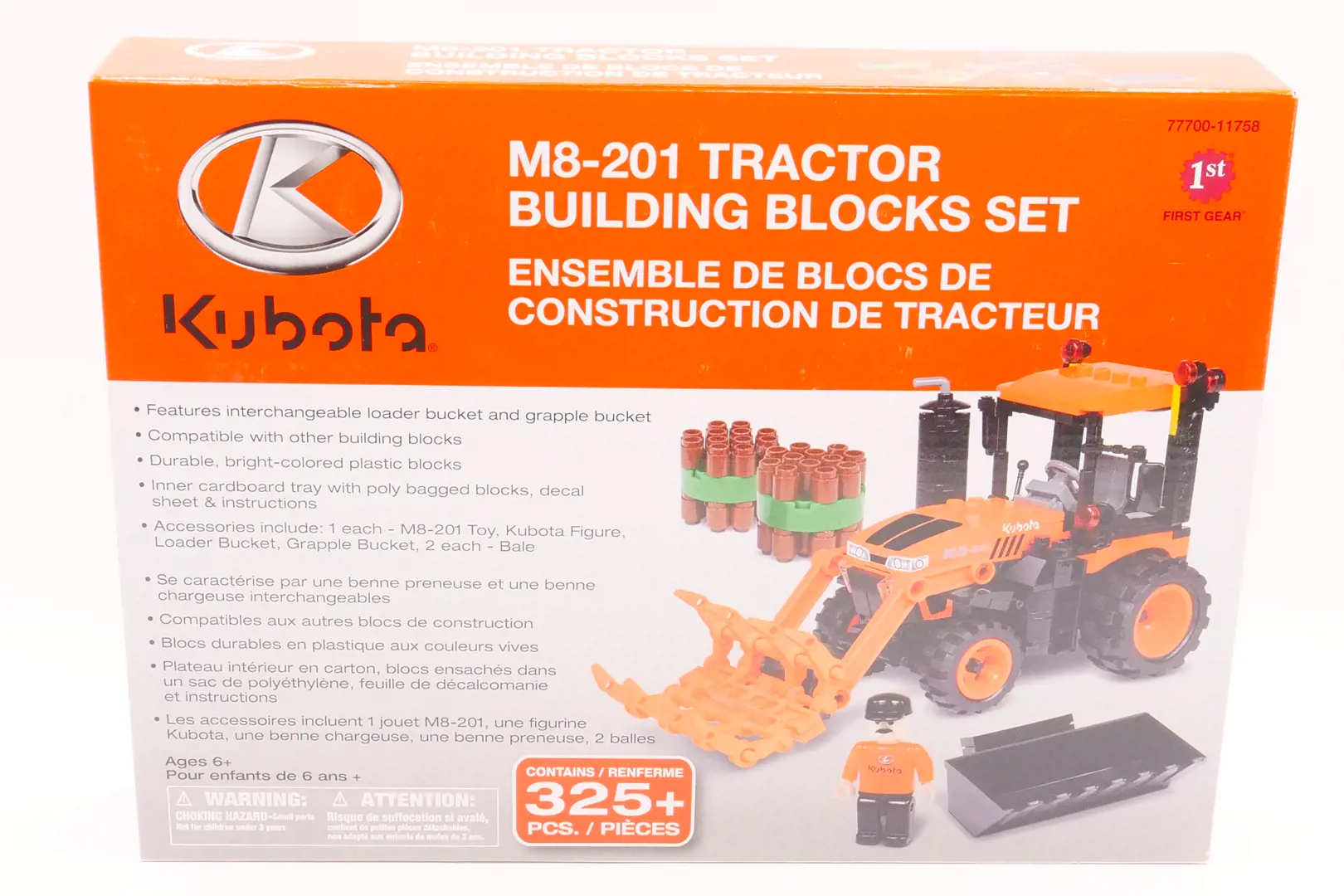 Image 1 for #77700-11758 Kubota M8-201 Tractor Building Blocks Set