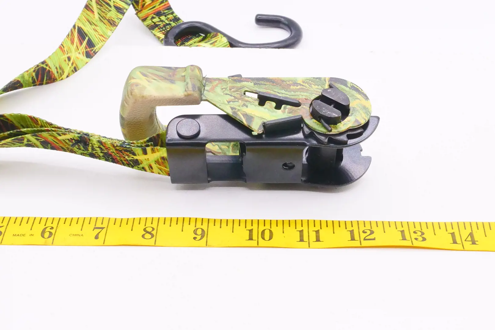 Image 3 for #77700-12133 10' x 1" Camo Ratchet Straps with S Hooks