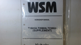 Kubota #9Y121-04960 Service Manual - T1880,T2080, T2380A