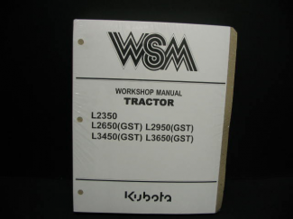 Kubota #97897-11222 L2350/L3650GST Shop Manual