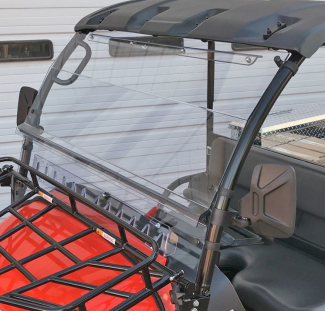 Orange Aftermarket #NC-RTV5WS QUANTUM COATED, VENTED POLYCARBONATE WINDSHIELD FOR RTV400, 500