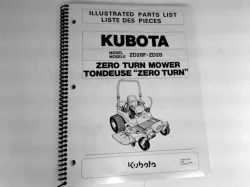 Kubota #97898-41383 ZD28 Parts Manual