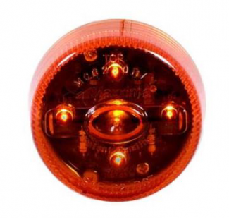 Maxxima Lighting #M09250Y-X 2" Round Amber - Bulk Pack