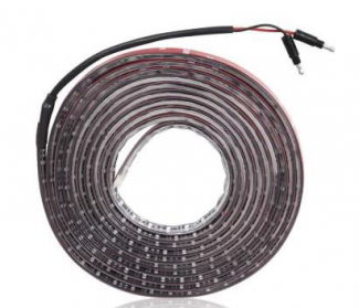 Maxxima Lighting #MLS-92141W-MC White LED Adhesive Strip Light 92" with 54" Leads Twin Male .180 Bullets