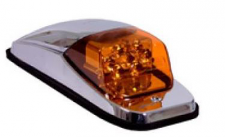 Maxxima Lighting #M27011Y Chrome Cab Marker Amber