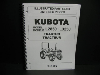 Kubota #97898-20190 L2850/L3250 Parts  Manual