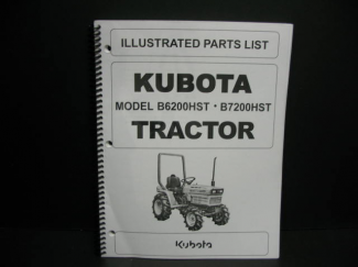 Kubota #97898-20700 B6200HST / B7200HST Parts Diagrams