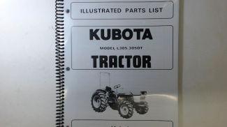 Kubota #97898-20650 L305/L305DT Parts  Manual