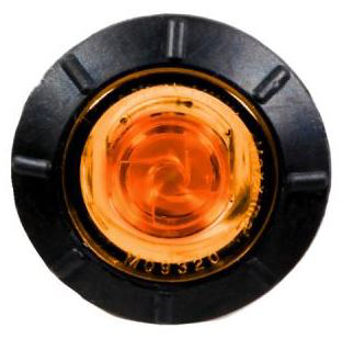 Maxxima Lighting #M09320YCL 3/4" Round P2 CM Amber Clear Lens