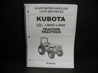 Kubota #97898-21610 L3600/L4200 Parts  Manual