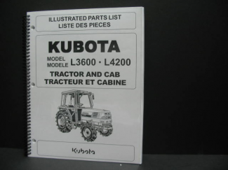 Kubota #97898-21640 L3600/L4200 Parts  Manual
