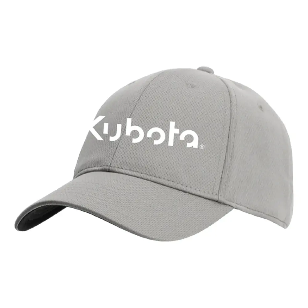 Image 1 for #KT23A-H917 Kubota Grey Lightweight Performance Cap