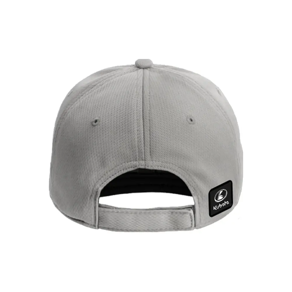 Image 2 for #KT23A-H917 Kubota Grey Lightweight Performance Cap