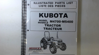 Kubota #97898-21753 M4700/M5400 Parts Manual 