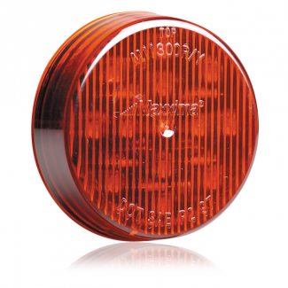 Maxxima Lighting #M11300R 2 1/2" Round Red Clearance Marker Light