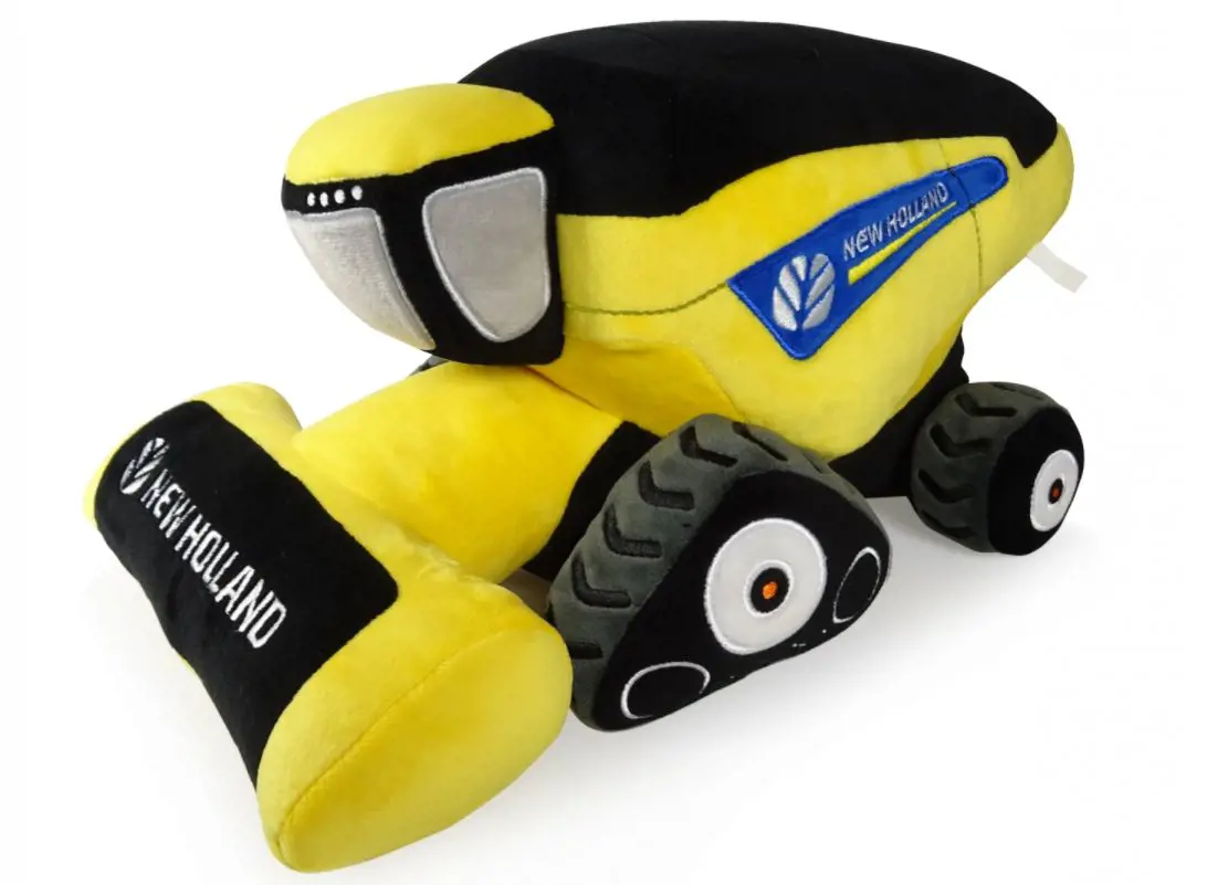 Image 1 for #UHK1120 New Holland Combine Plush Toy