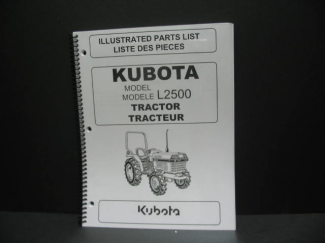 Kubota #97898-21920 L2500 Parts  Manual   