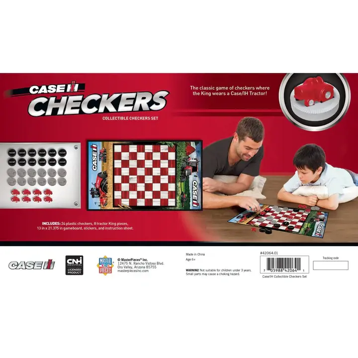 Image 3 for #42064.01 Case IH - Checkers Board Game