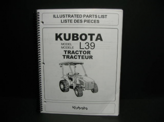 Kubota #97898-23120 L39 Parts  Manual   