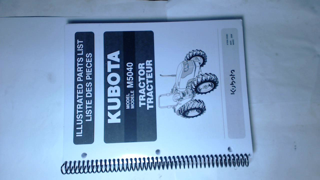 Kubota #97898-23280 M5040 ROPS Parts Manual