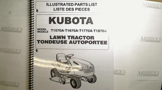 Kubota #97898-41540 T1570A,T1770A Parts Manual 